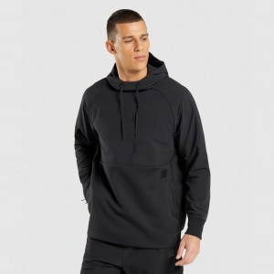 Φουτερ με Κουκουλα Gymshark Retake μαυρα | 497WRTULK