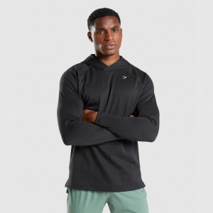 Φουτερ με Κουκουλα Gymshark Studio μαυρα | 971LJHZUK