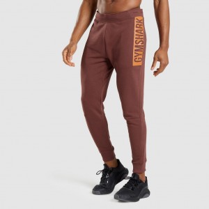 παντελονι jogger Gymshark Bold καφε | 702UHPRLS