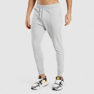παντελονι jogger Gymshark Crest ανοιχτο γκρι | 731NZTIJD