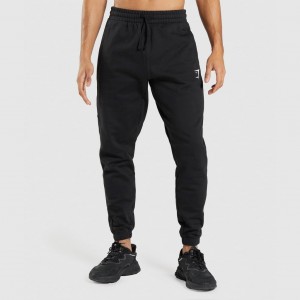 παντελονι jogger Gymshark Essential Oversized μαυρα | 928AGBTZW