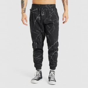 παντελονι jogger Gymshark Power μαυρα | 432FQCDPT