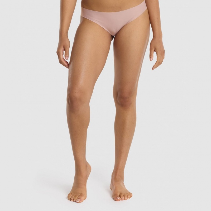Bikini Brief Gymshark No VPL Taupe | 391EQGWZF