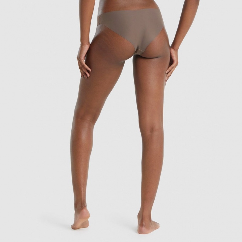 Bikini Brief Gymshark No VPL καφε | 702YKALDM