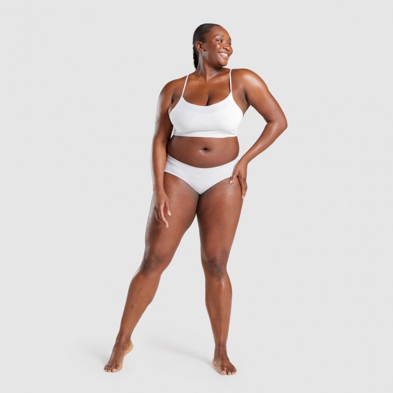 Bralette Gymshark No VPL ασπρα | 503TOKZJS