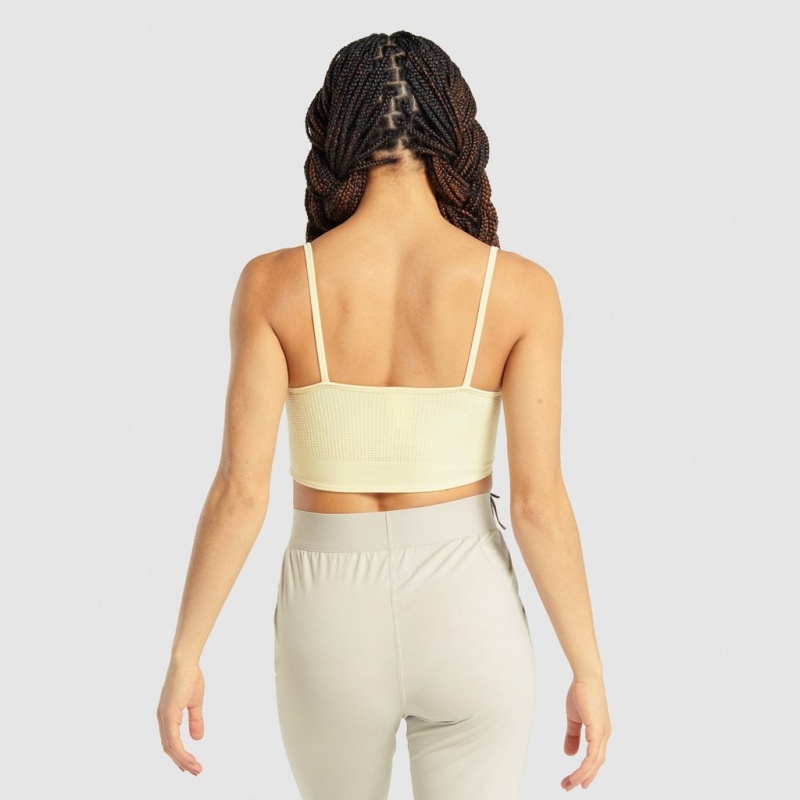 Bralette Gymshark Pause κίτρινα | 960CHJEPZ