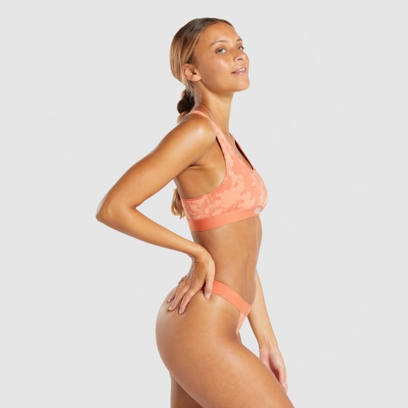 Bralette Gymshark βαμβακερα πορτοκαλι | 471AIOSKP