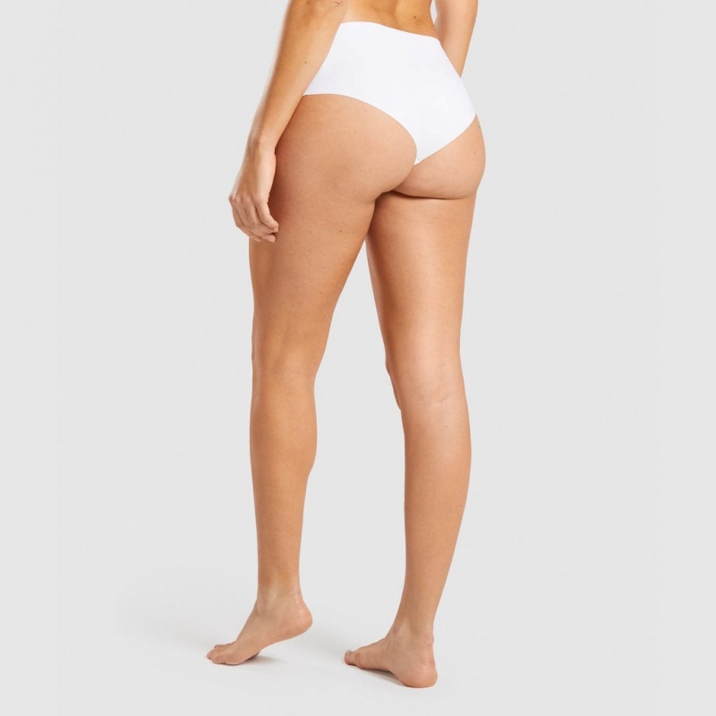 Hipster Gymshark No VPL Hipster ασπρα | 625DFKPQN