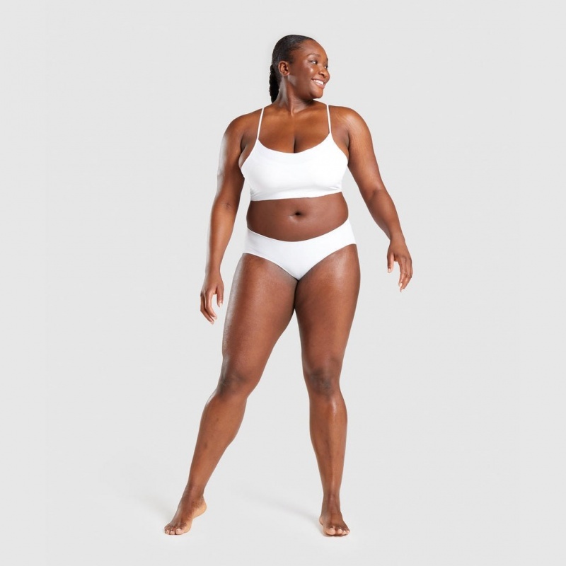 Hipster Gymshark No VPL Hipster ασπρα | 625DFKPQN