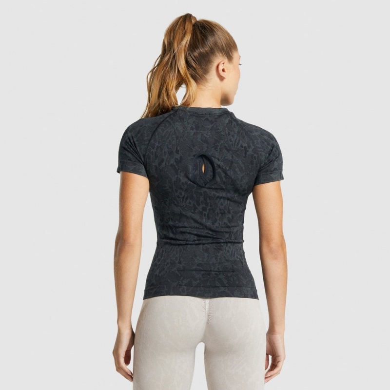 μπλουζακια Gymshark Adapt Animal Seamless Butterfly | 160JVUDPS