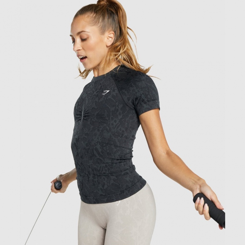 μπλουζακια Gymshark Adapt Animal Seamless Butterfly | 160JVUDPS