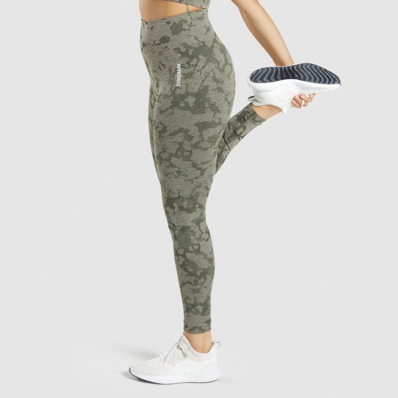 Κολαν Gymshark Adapt Camo Seamless πρασινο | 826PSJGWC