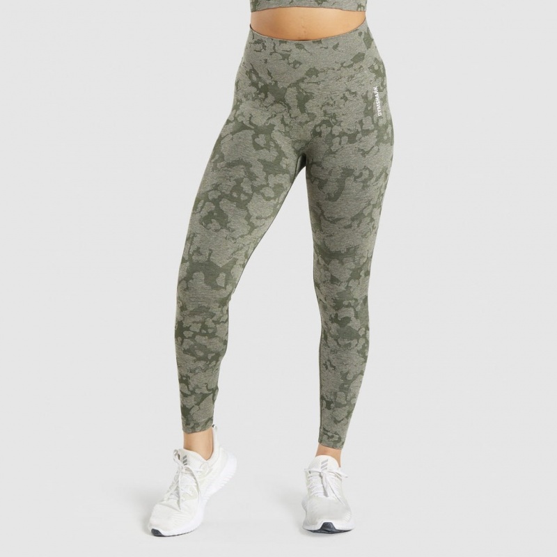 Κολαν Gymshark Adapt Camo Seamless πρασινο | 826PSJGWC