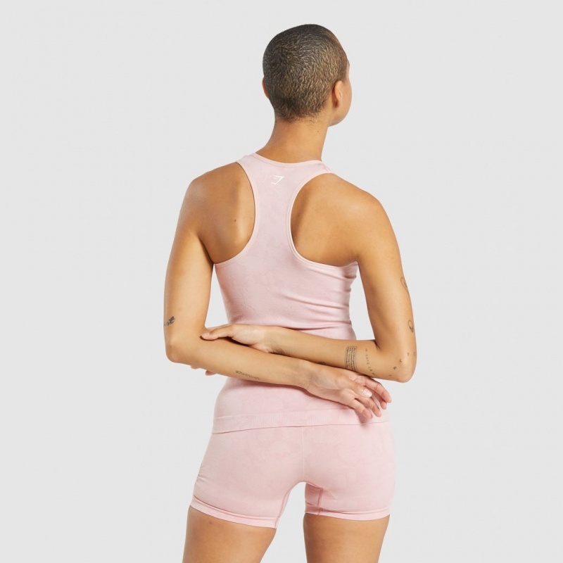 Γιλεκο Gymshark Adapt Camo Seamless ανοιχτο ροζ | 391WSJVAU