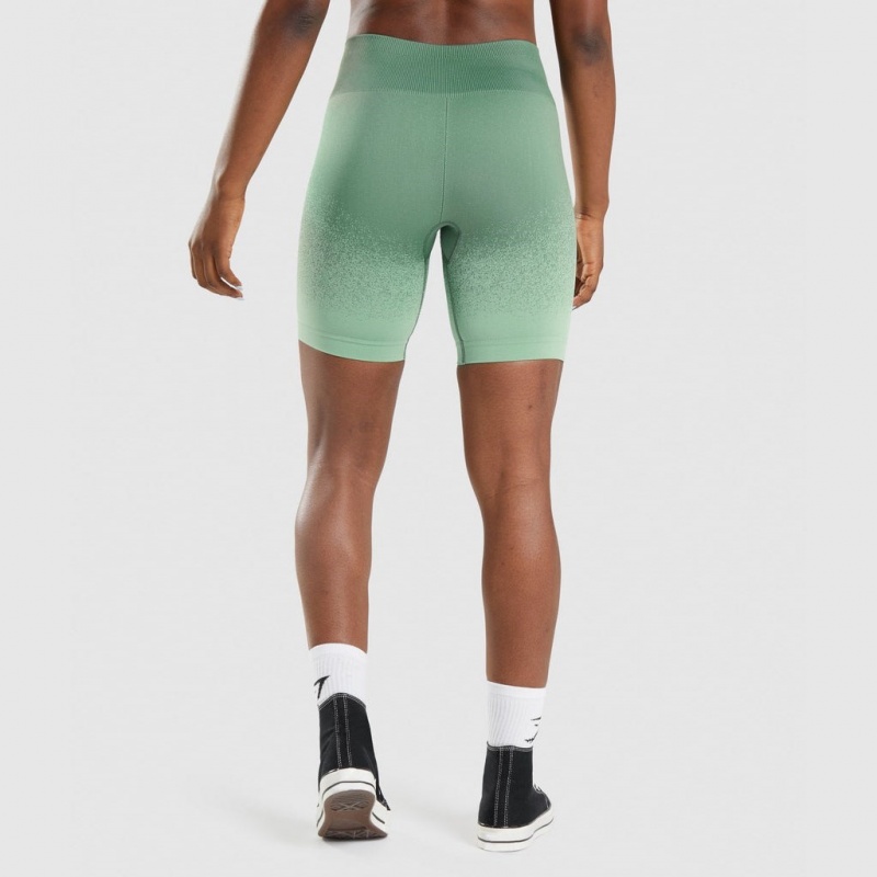 Σορτσ Gymshark Adapt Ombre Seamless Cycling πρασινο ανοιχτο πρασινο | 042QBZXRO