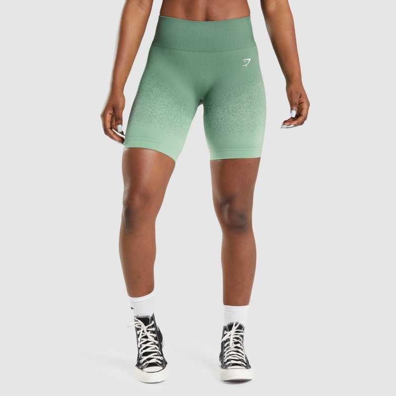 Σορτσ Gymshark Adapt Ombre Seamless Cycling πρασινο ανοιχτο πρασινο | 042QBZXRO
