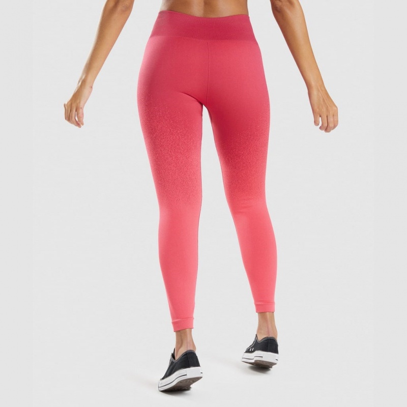 Κολαν Gymshark Adapt Ombre Seamless ροζ κοκκινα | 942POLUME