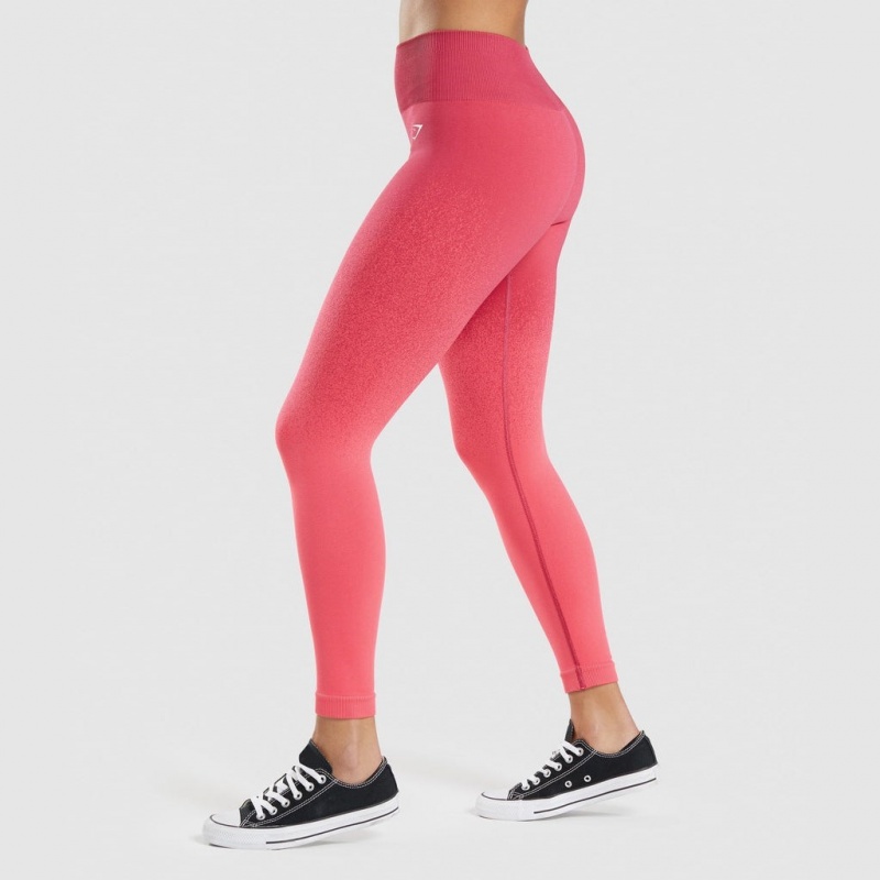 Κολαν Gymshark Adapt Ombre Seamless ροζ κοκκινα | 942POLUME