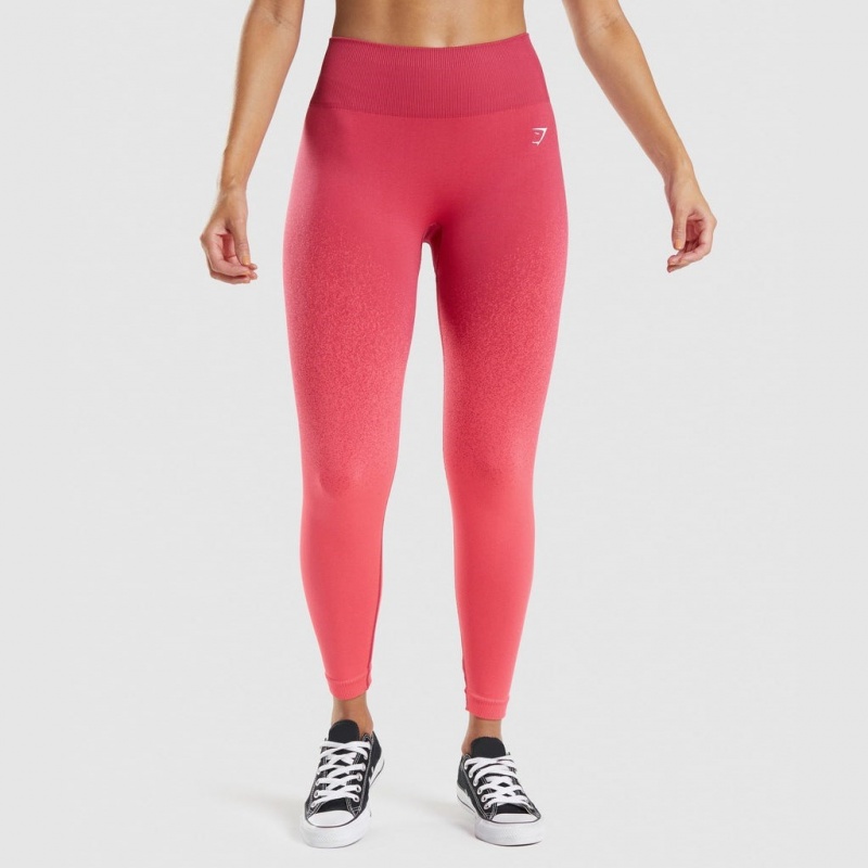 Κολαν Gymshark Adapt Ombre Seamless ροζ κοκκινα | 942POLUME