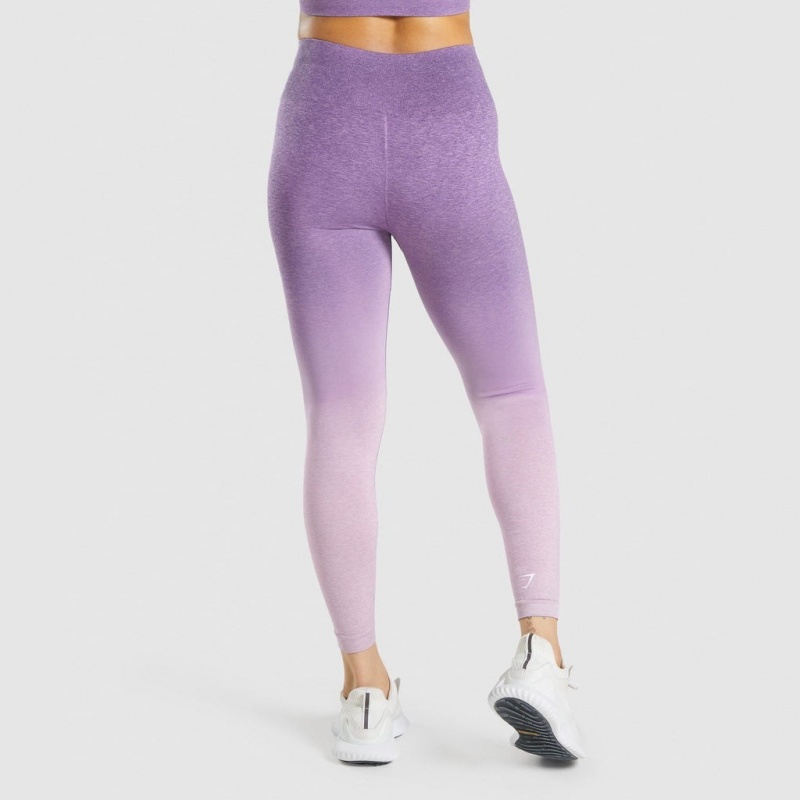 Κολαν Gymshark Adapt Ombre Seamless ανοιχτο μωβ μωβ | 276MOVITB