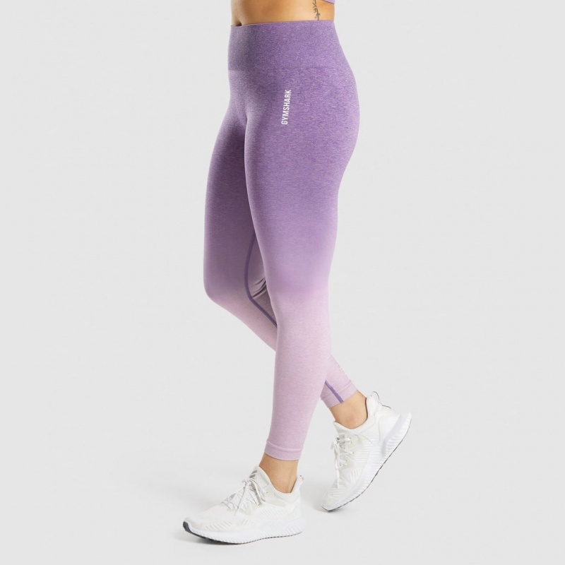Κολαν Gymshark Adapt Ombre Seamless ανοιχτο μωβ μωβ | 276MOVITB