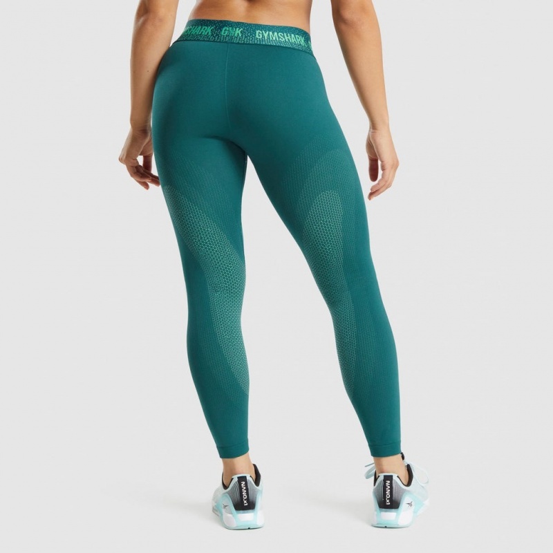 Κολαν Gymshark Apex Seamless Low Rise Teal | 160UHGVRS