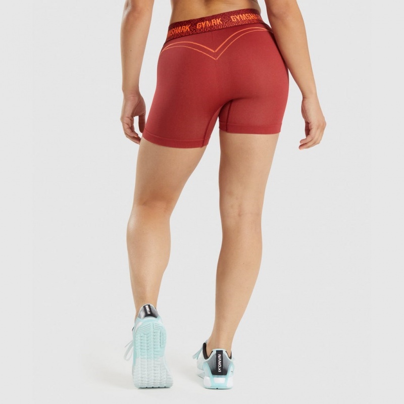 Σορτσ Gymshark Apex Seamless Low Rise μπορντο | 624UZHCKR