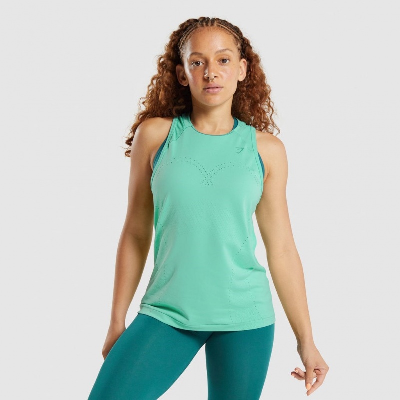 Γιλεκο Gymshark Apex Seamless τυρκουάζ | 680SYARVW