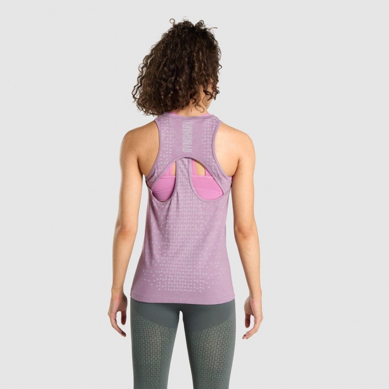Γιλεκο Gymshark Apex Seamless ανοιχτο μωβ | 978OXBPHI