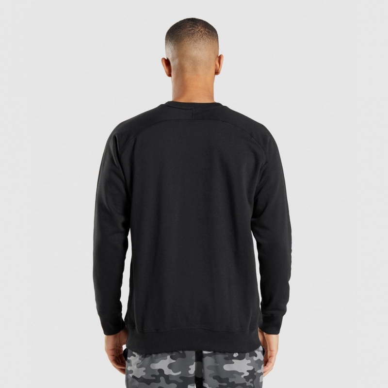 Φουτερ Gymshark Apollo Crew μαυρα | 175SPZLBD