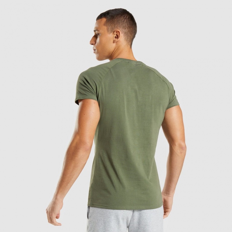 μπλουζακια Gymshark Apollo Ελιά | 214LAEXBH