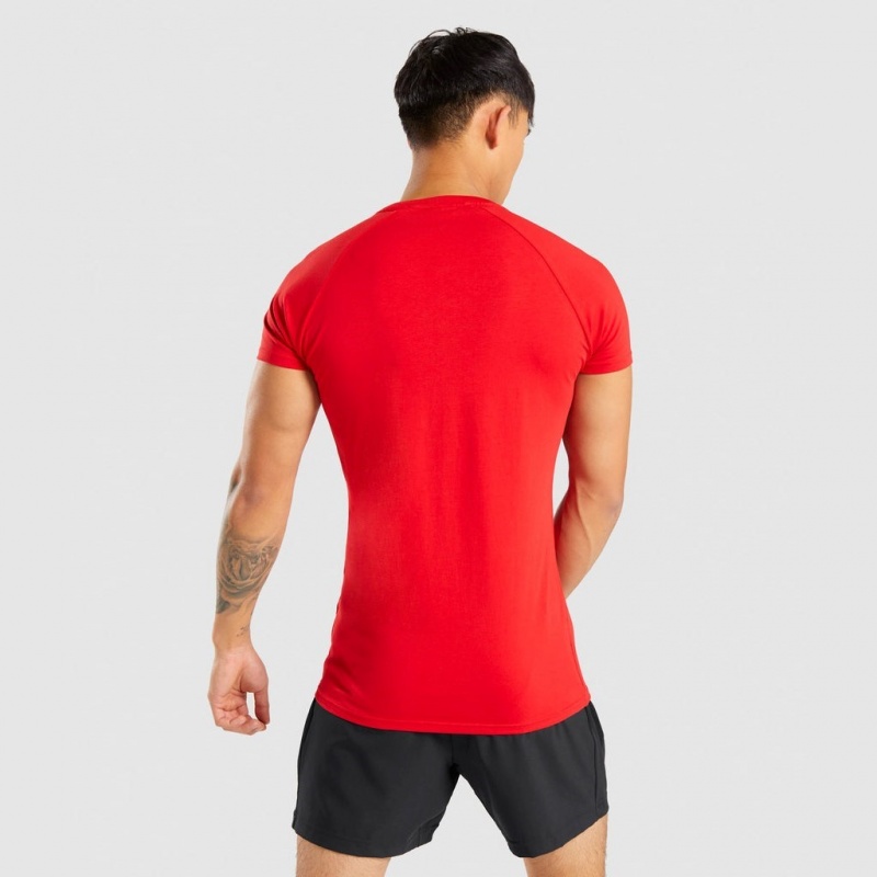 μπλουζακια Gymshark Apollo κοκκινα | 245NSCMEQ