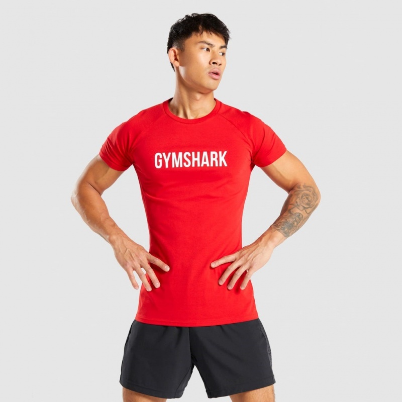 μπλουζακια Gymshark Apollo κοκκινα | 245NSCMEQ
