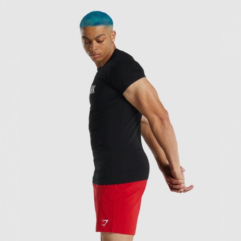 μπλουζακια Gymshark Apollo μαυρα | 408GUVFSP