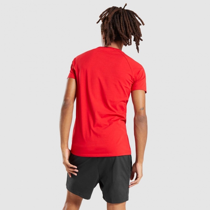 μπλουζακια Gymshark Apollo κοκκινα | 590PYRHVU