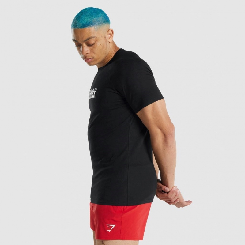 μπλουζακια Gymshark Apollo μαυρα | 610RNTAIP