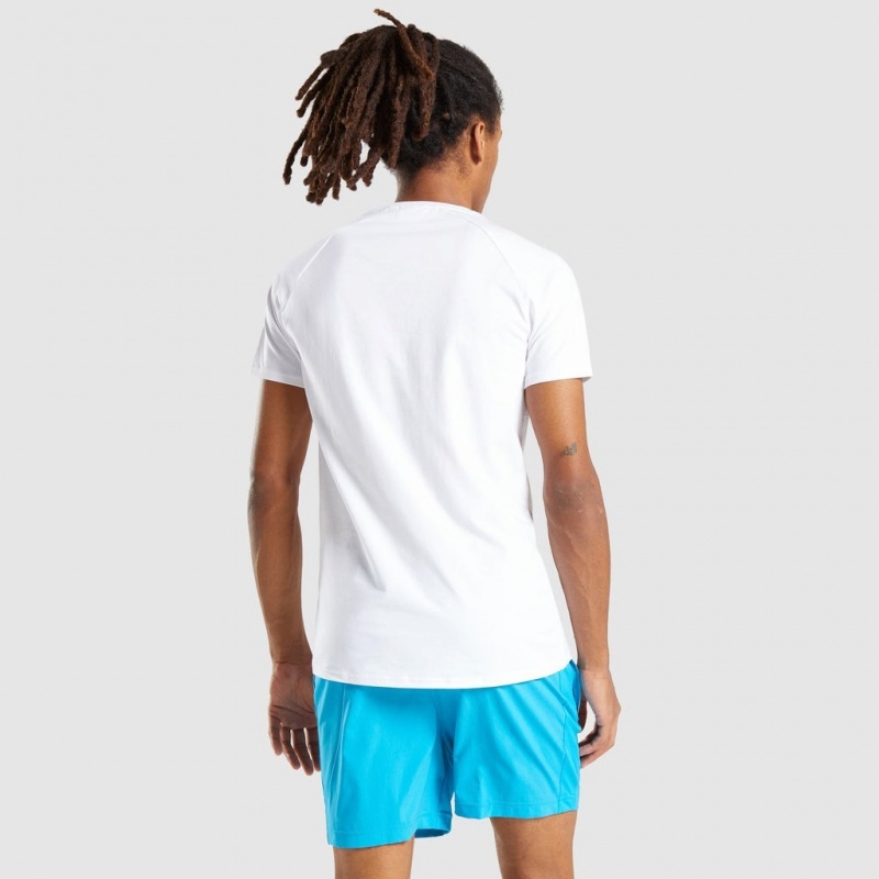 μπλουζακια Gymshark Apollo ασπρα | 651PHTYIC