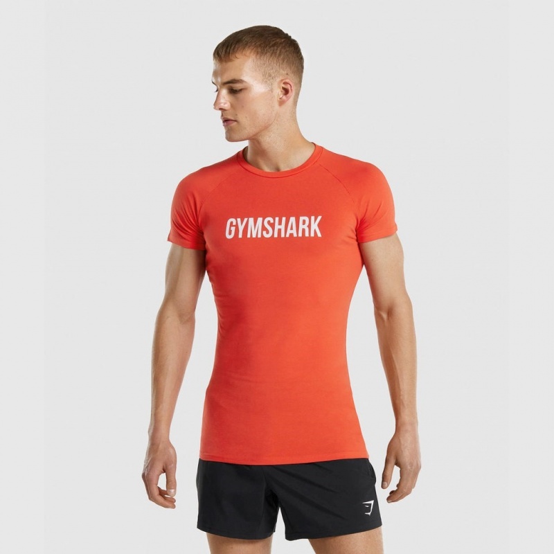 μπλουζακια Gymshark Apollo πορτοκαλι | 718OKNRMW