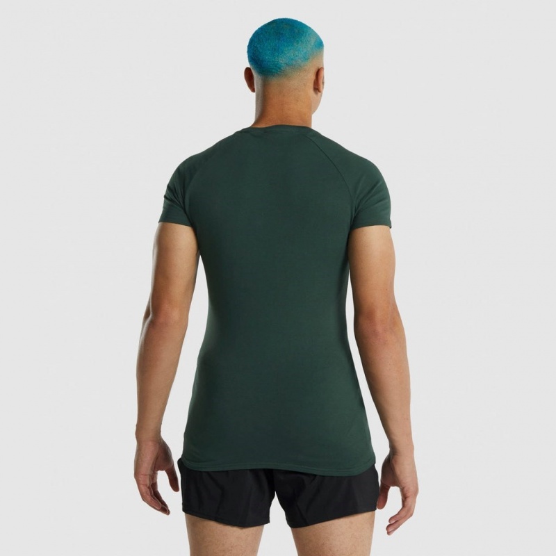 μπλουζακια Gymshark Apollo σκούρο πρασινο | 271XNFDGY