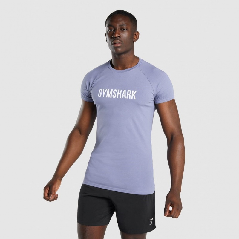 μπλουζακια Gymshark Apollo ανοιχτο μπλε | 472VHKYZC