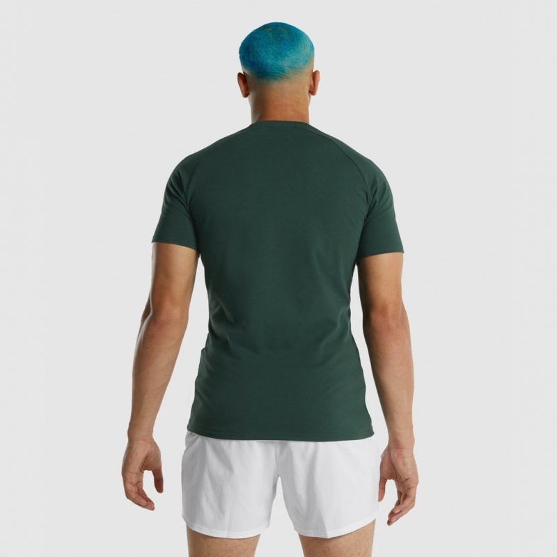 μπλουζακια Gymshark Apollo σκούρο πρασινο | 978ENSVZY