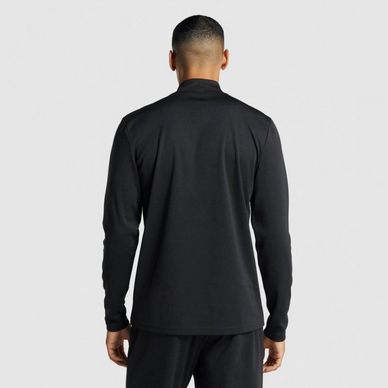 Φουτερ Gymshark Arrival 1/4 Zip μαυρα | 903NAXLPF