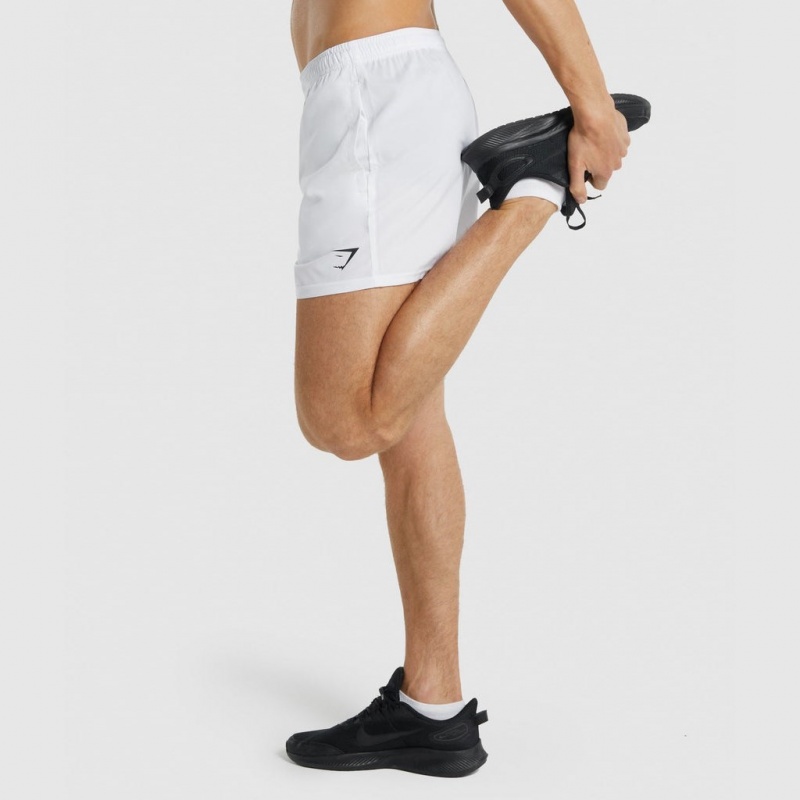 Σορτσ Gymshark Arrival 5 ασπρα | 178GFZXPL