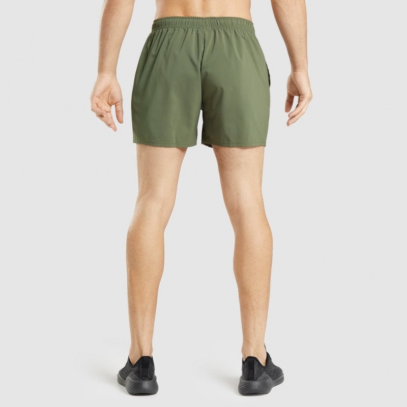 Σορτσ Gymshark Arrival 5 Ελιά | 904FYQLJR
