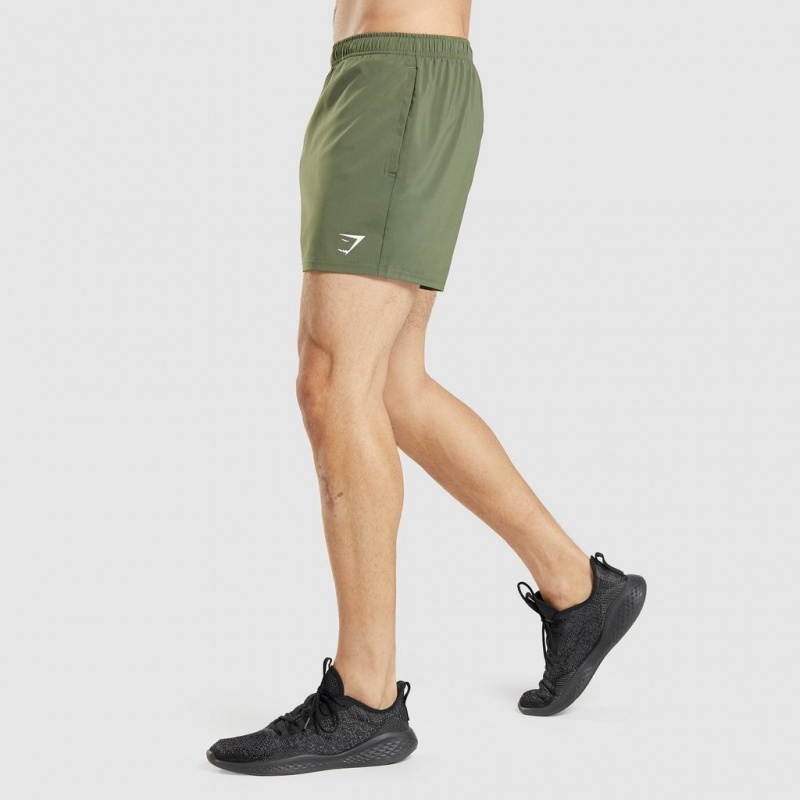 Σορτσ Gymshark Arrival 5 Ελιά | 904FYQLJR