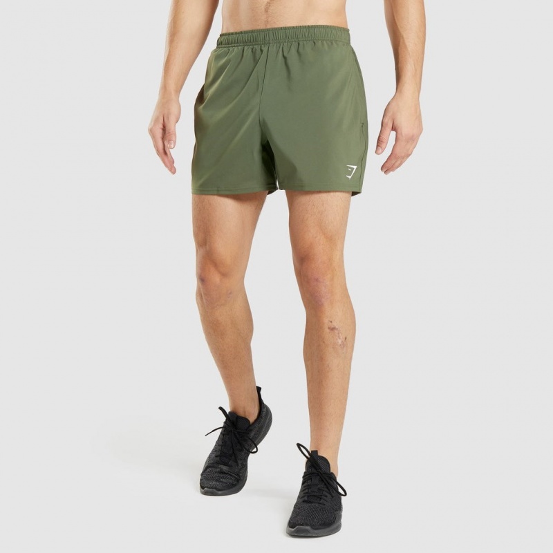Σορτσ Gymshark Arrival 5 Ελιά | 904FYQLJR