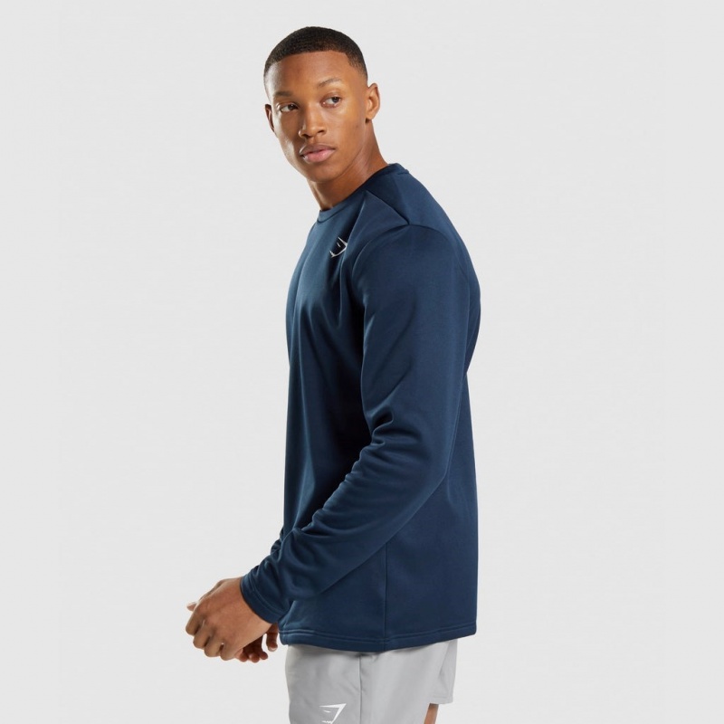 Φουτερ Gymshark Arrival Crew σκουρο μπλε | 576LGDYFJ