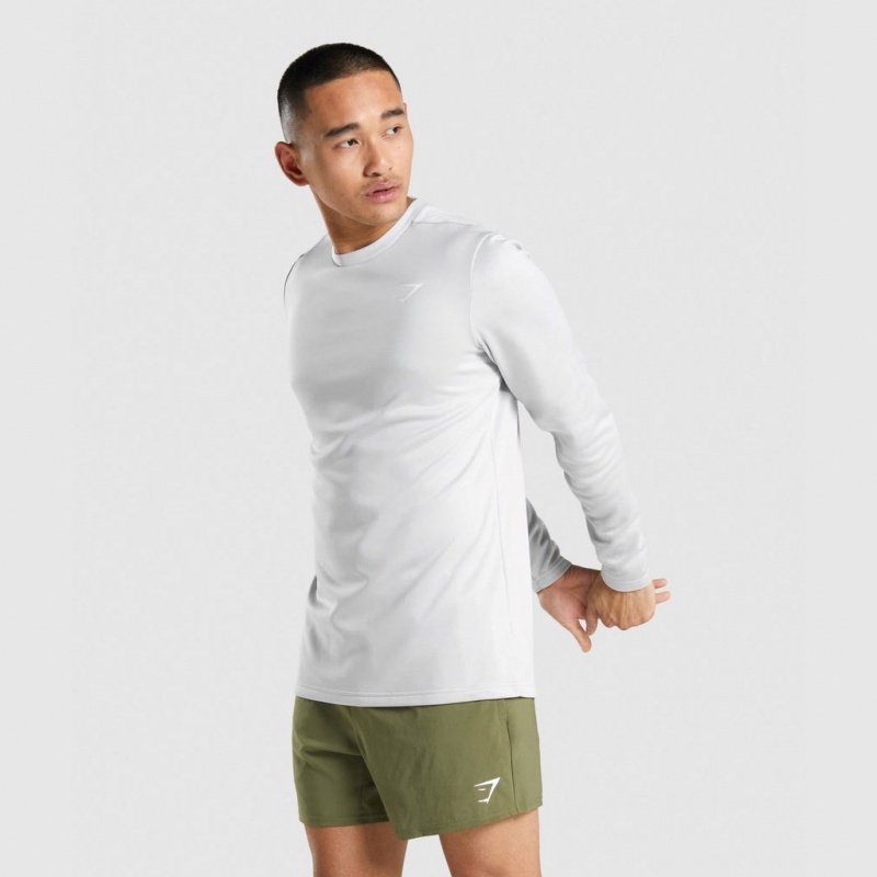 Φουτερ Gymshark Arrival Crew ανοιχτο γκρι | 823WOYQZK