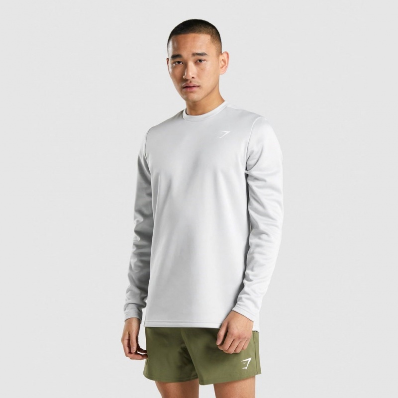 Φουτερ Gymshark Arrival Crew ανοιχτο γκρι | 823WOYQZK