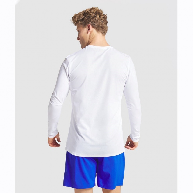 μπλουζακια Gymshark Arrival Long Sleeve ασπρα | 352AGHJZY